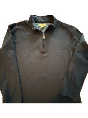 Elliot Mulryan Quarter Zip Men’s Shirt Size L Navy Blue